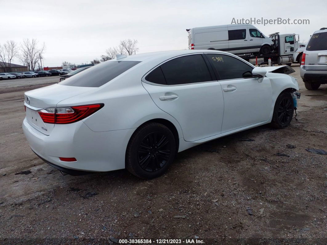 2015 Lexus Es 350   White vin: JTHBK1GG0F2195301