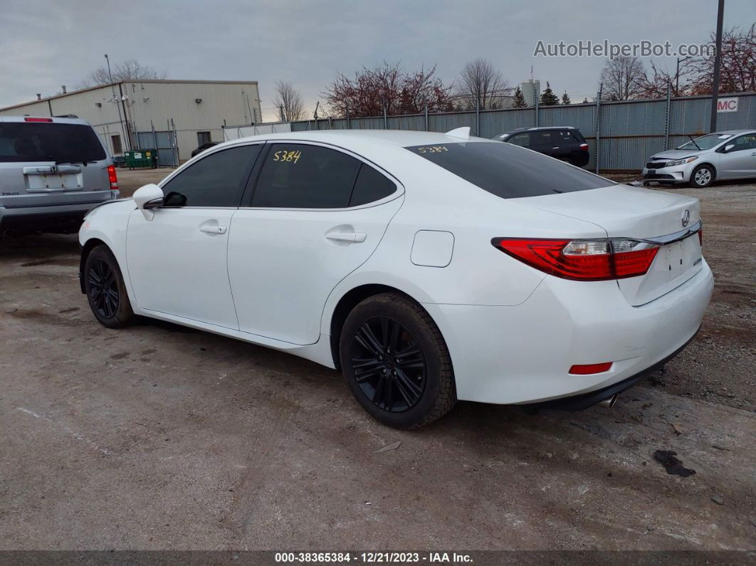 2015 Lexus Es 350   White vin: JTHBK1GG0F2195301