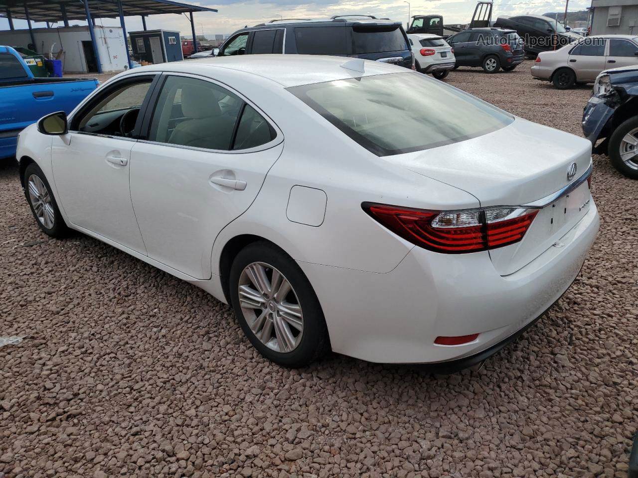 2015 Lexus Es 350 White vin: JTHBK1GG0F2197629