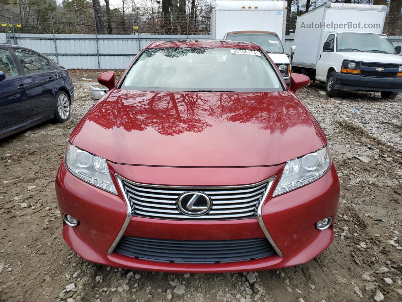 2015 Lexus Es 350 Red vin: JTHBK1GG0F2203350