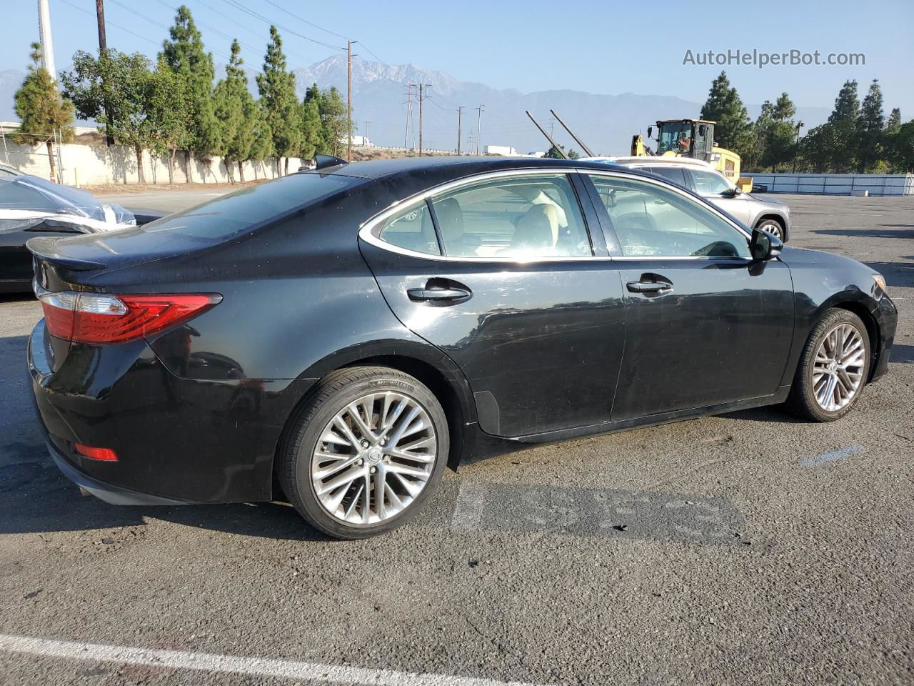 2015 Lexus Es 350 Черный vin: JTHBK1GG0F2206152