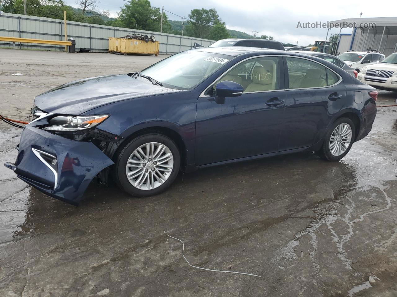 2016 Lexus Es 350 Blue vin: JTHBK1GG0G2213832