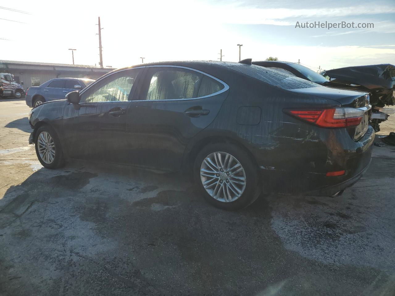 2016 Lexus Es 350 Black vin: JTHBK1GG0G2216505