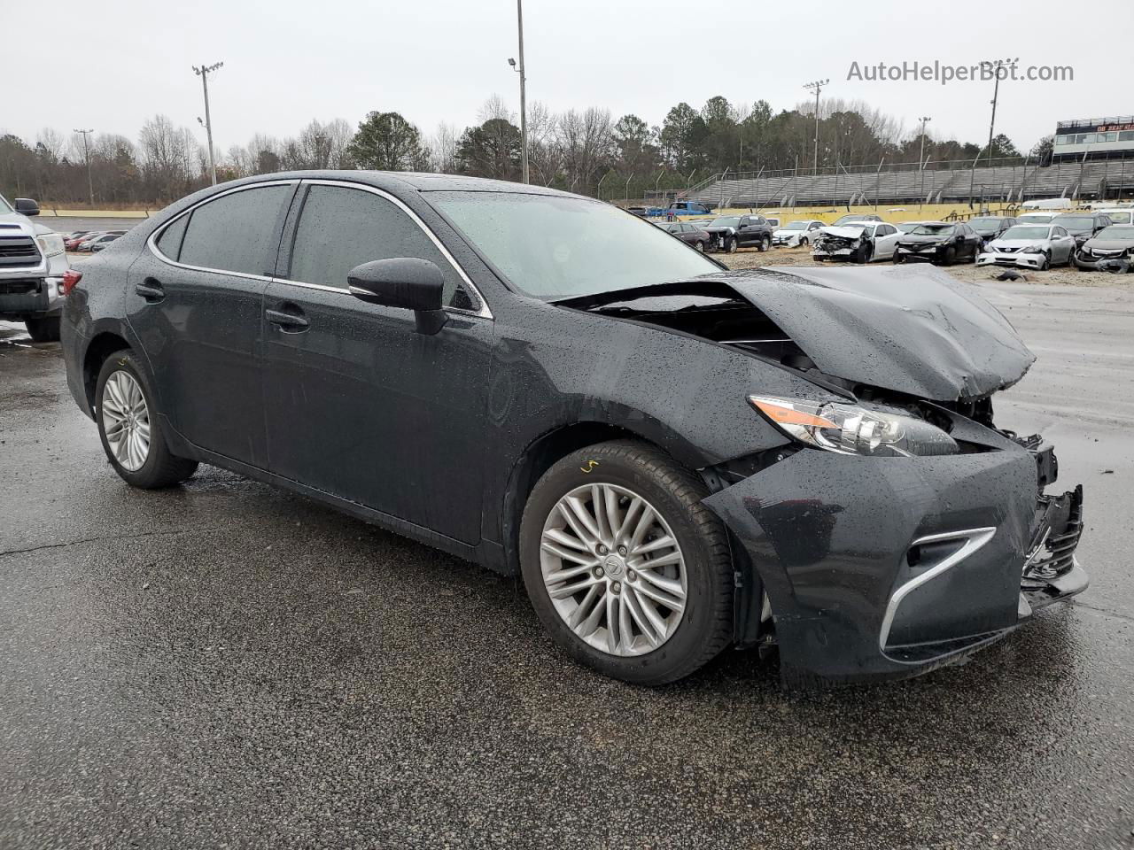 2016 Lexus Es 350 Черный vin: JTHBK1GG0G2216665