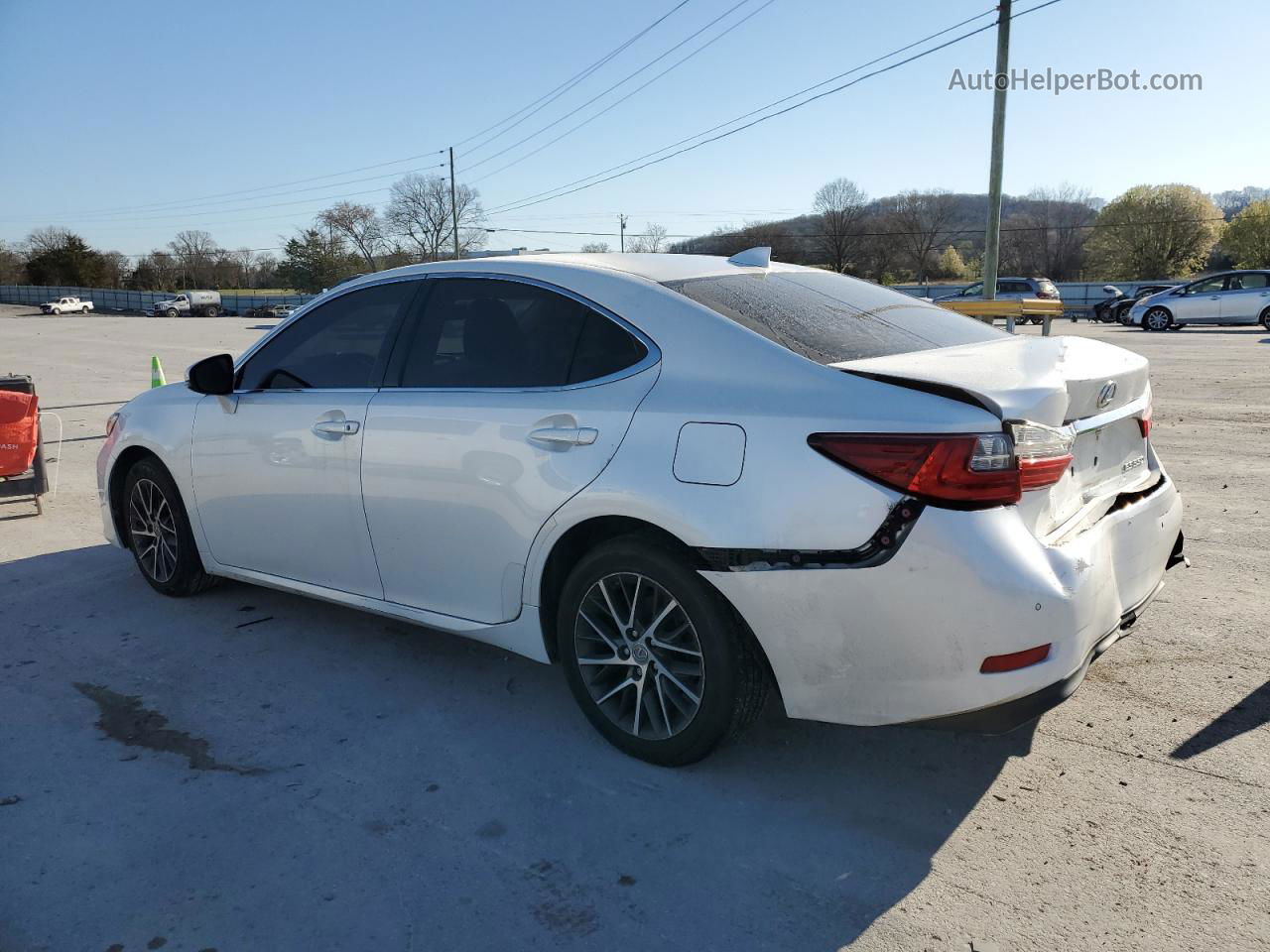 2016 Lexus Es 350 White vin: JTHBK1GG0G2232090