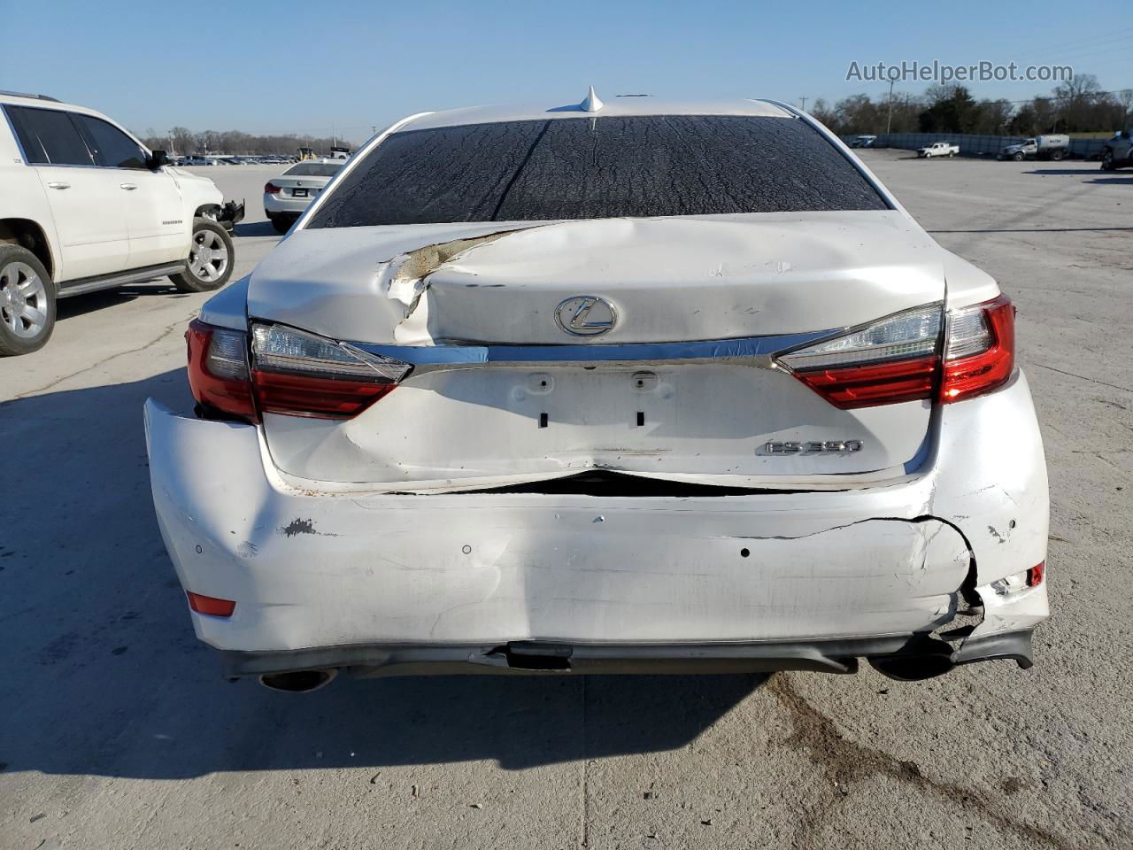 2016 Lexus Es 350 White vin: JTHBK1GG0G2232090