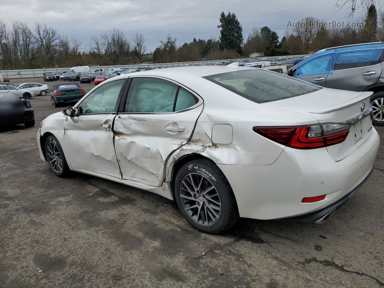 2016 Lexus Es 350 White vin: JTHBK1GG0G2242165