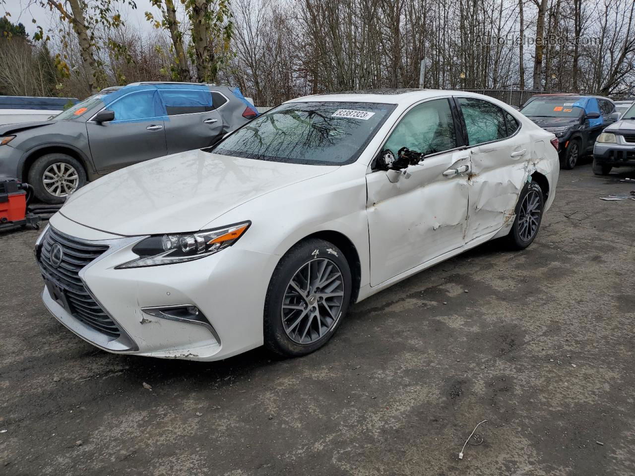 2016 Lexus Es 350 White vin: JTHBK1GG0G2242165