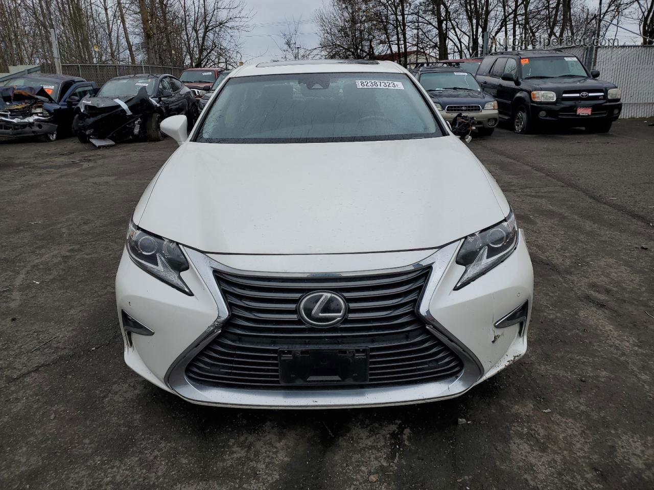 2016 Lexus Es 350 White vin: JTHBK1GG0G2242165