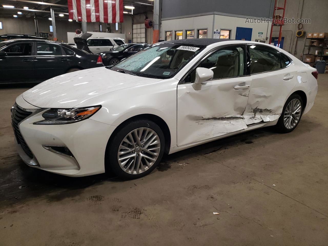 2016 Lexus Es 350 White vin: JTHBK1GG0G2243686