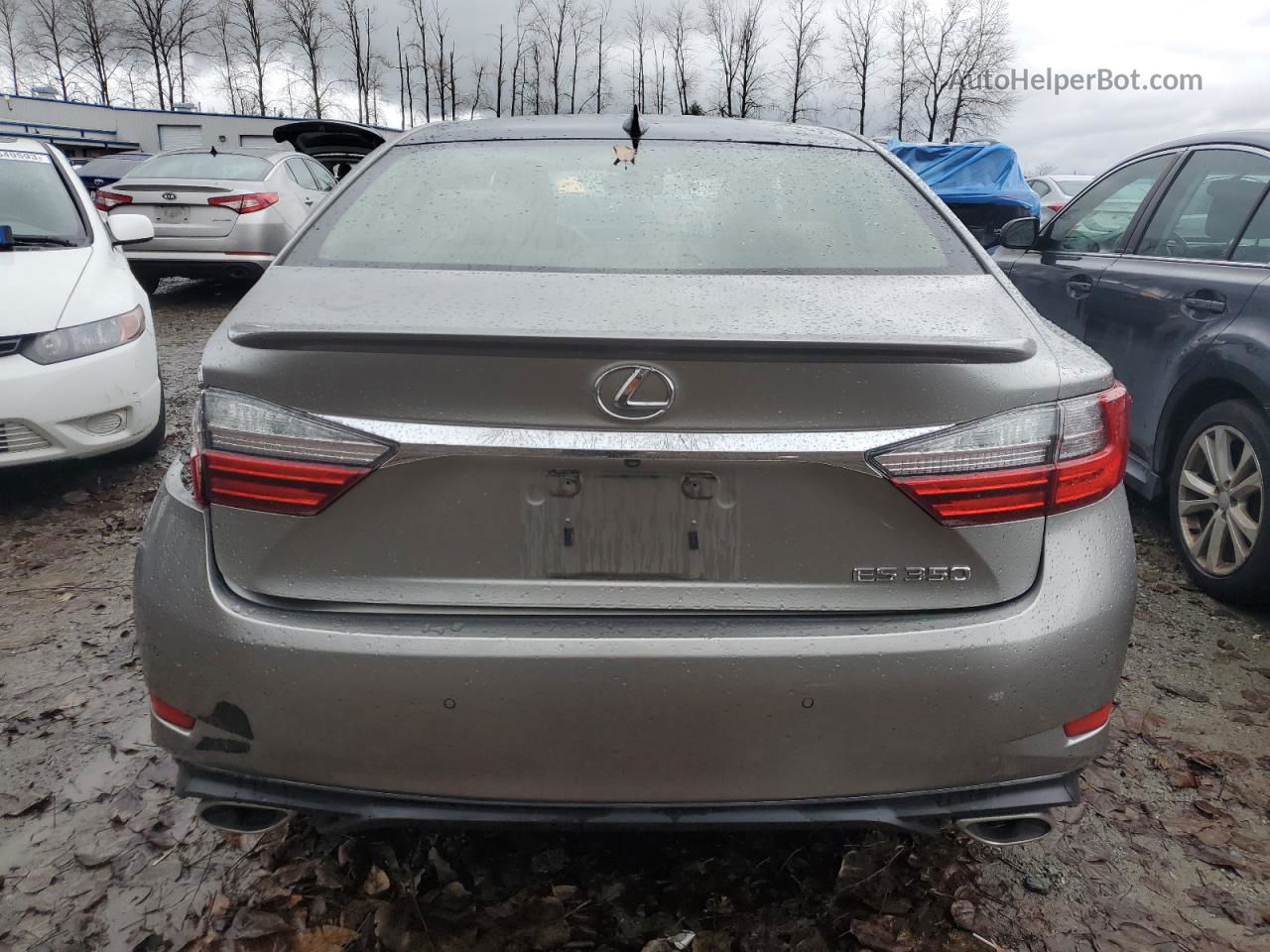 2017 Lexus Es 350 Gray vin: JTHBK1GG0H2249375