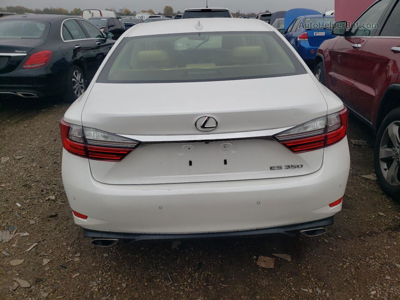 2017 Lexus Es 350 White vin: JTHBK1GG0H2250235