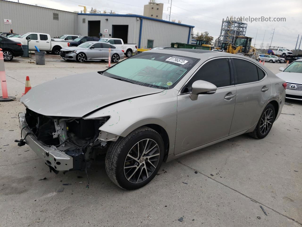 2017 Lexus Es 350 Gray vin: JTHBK1GG0H2252311