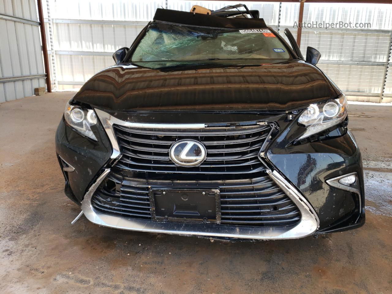 2017 Lexus Es 350 Black vin: JTHBK1GG0H2258027