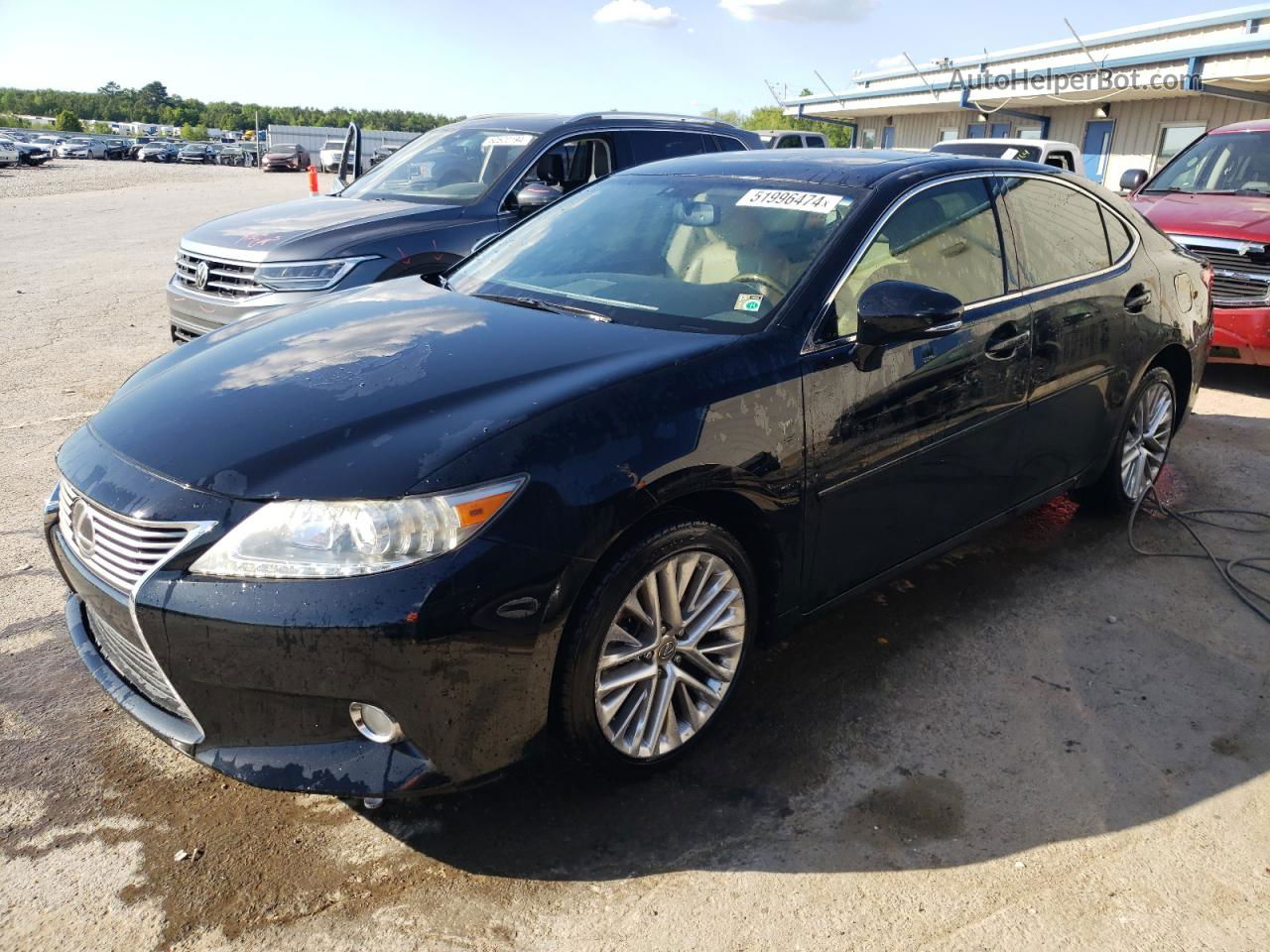 2013 Lexus Es 350 Black vin: JTHBK1GG1D2008032