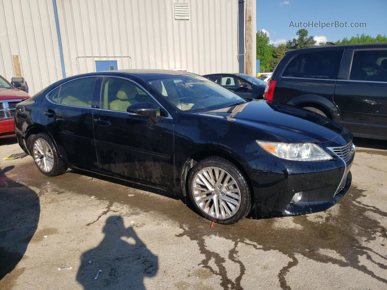 2013 Lexus Es 350 Black vin: JTHBK1GG1D2008032