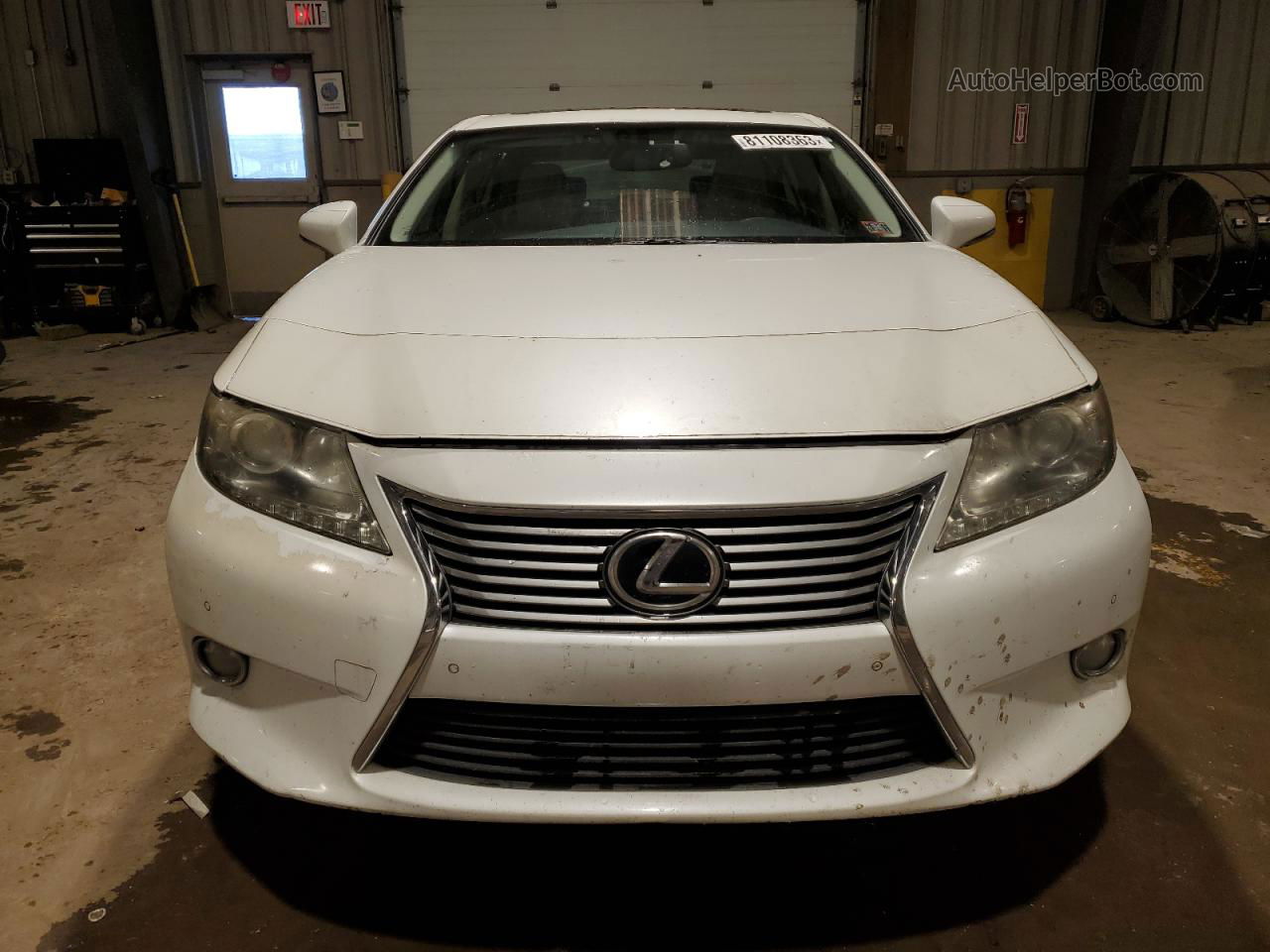 2013 Lexus Es 350 White vin: JTHBK1GG1D2012162