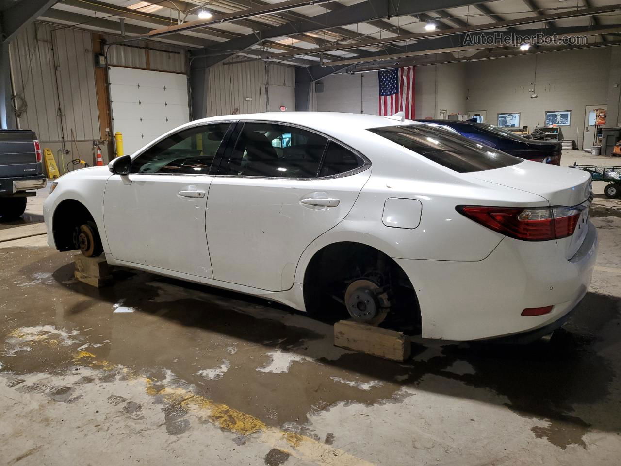 2013 Lexus Es 350 White vin: JTHBK1GG1D2012162