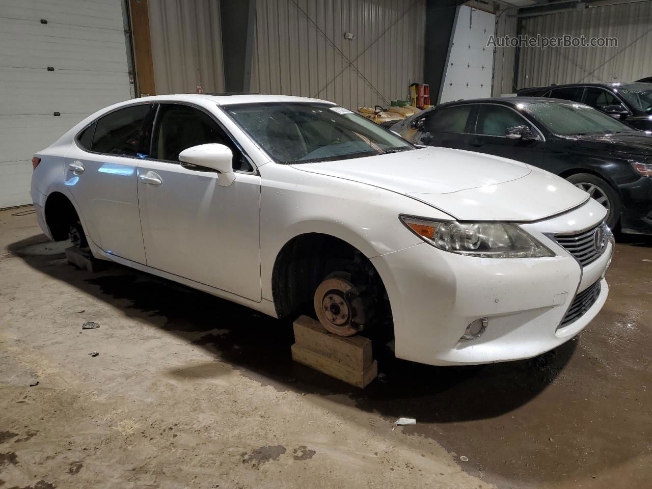 2013 Lexus Es 350 White vin: JTHBK1GG1D2012162