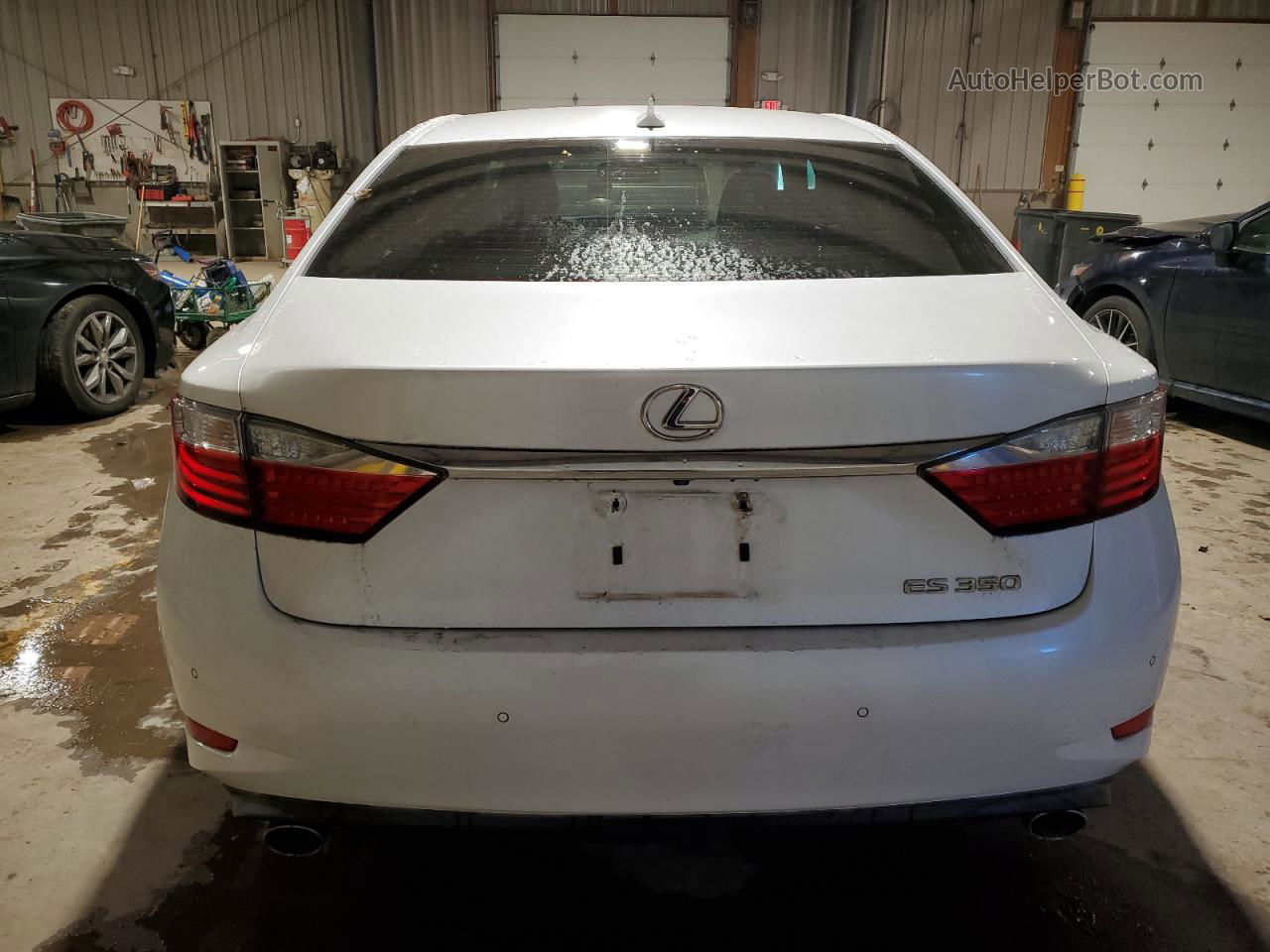 2013 Lexus Es 350 White vin: JTHBK1GG1D2012162