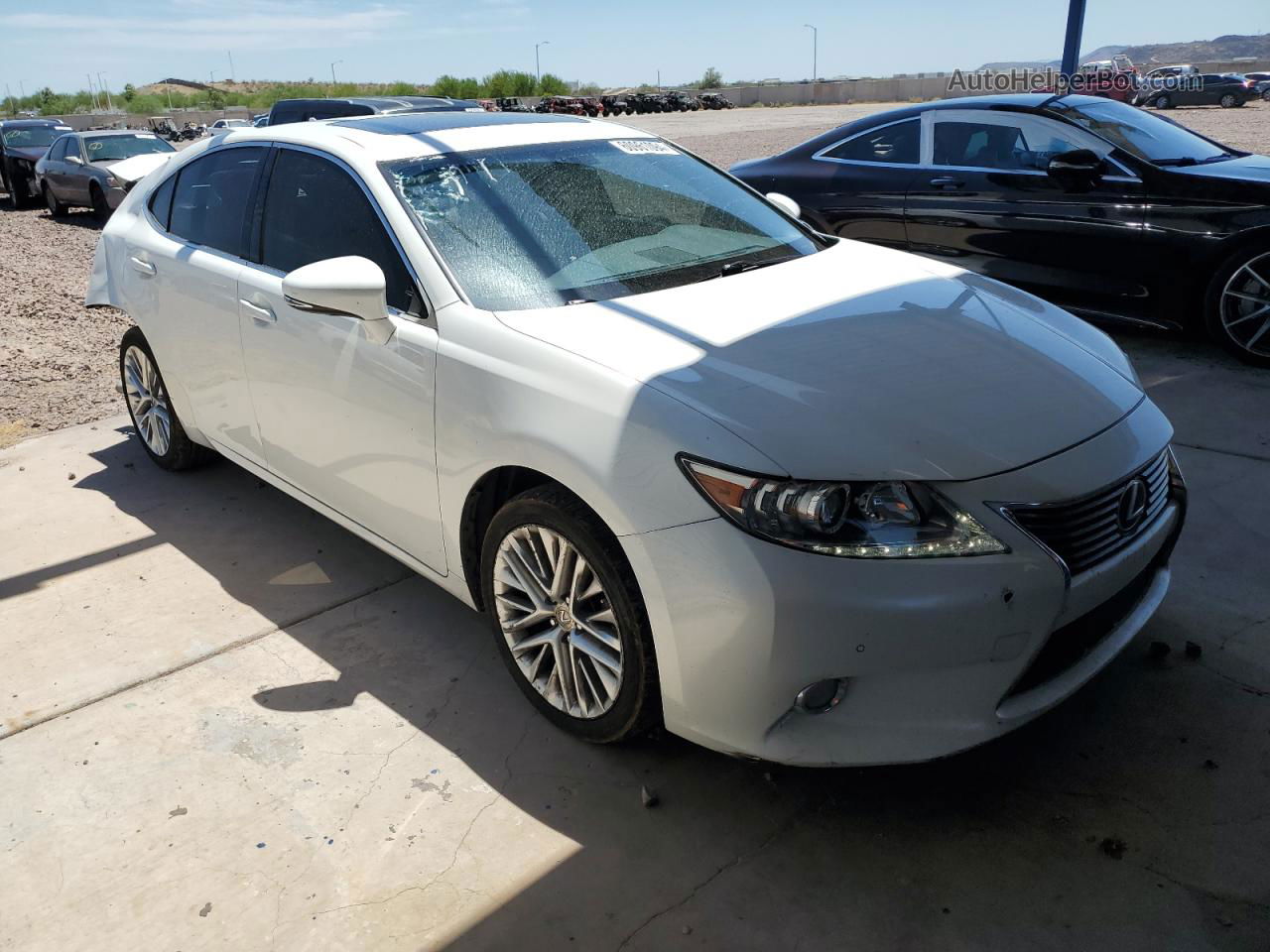 2013 Lexus Es 350 Белый vin: JTHBK1GG1D2013652