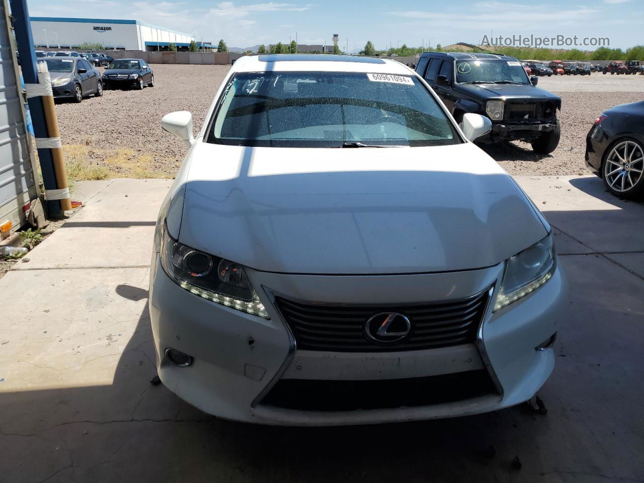 2013 Lexus Es 350 White vin: JTHBK1GG1D2013652