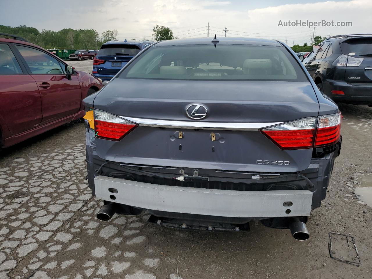 2013 Lexus Es 350 Gray vin: JTHBK1GG1D2041032