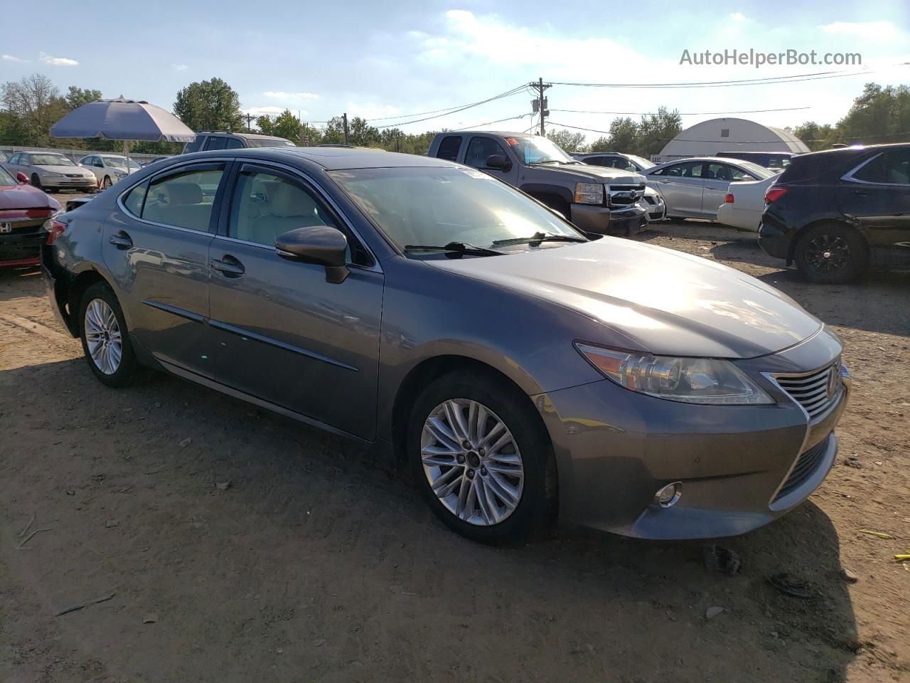 2014 Lexus Es 350 Gray vin: JTHBK1GG1E2084495