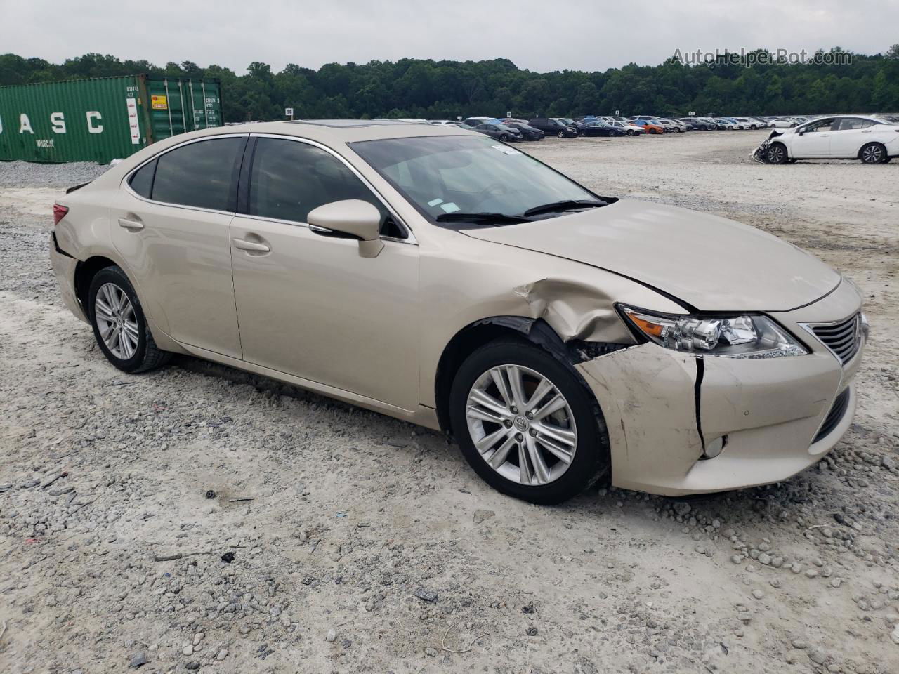 2014 Lexus Es 350 Beige vin: JTHBK1GG1E2102994