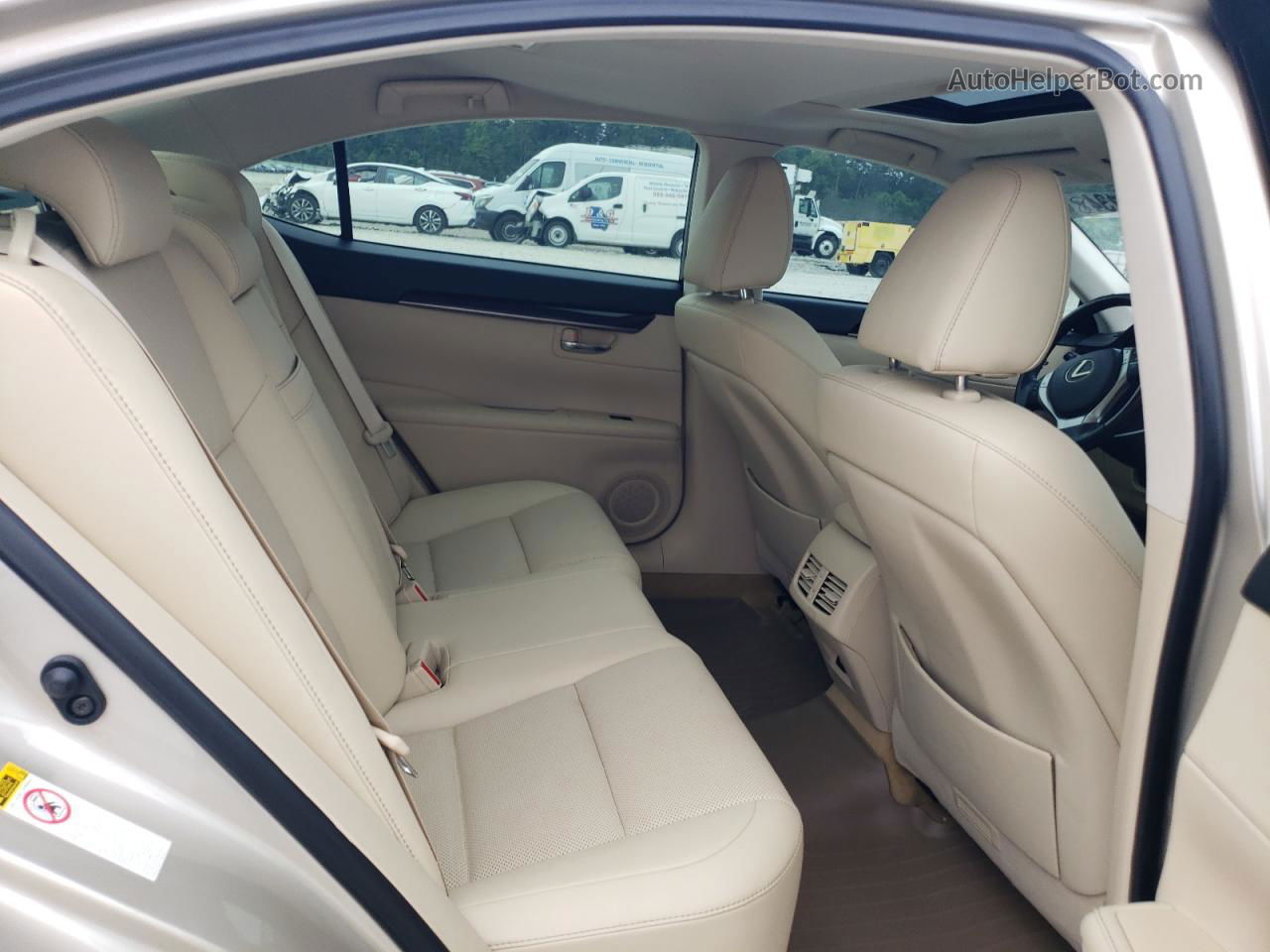 2014 Lexus Es 350 Beige vin: JTHBK1GG1E2102994