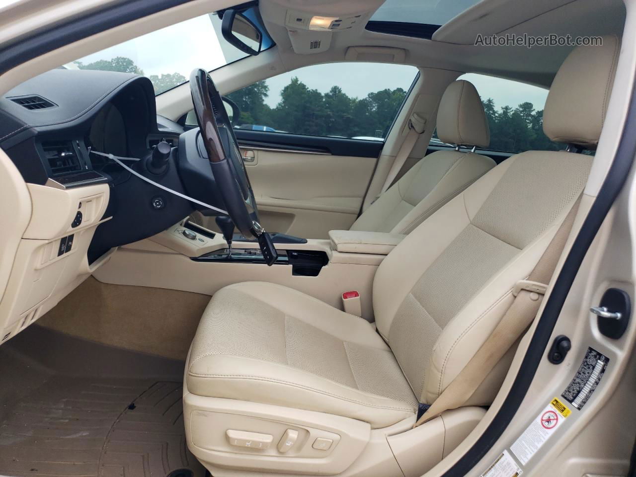 2014 Lexus Es 350 Beige vin: JTHBK1GG1E2102994