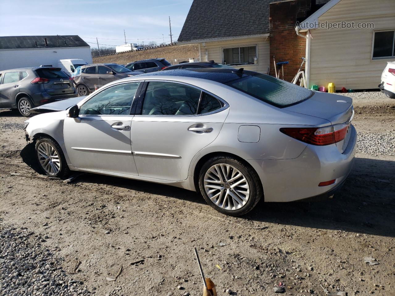 2014 Lexus Es 350 Silver vin: JTHBK1GG1E2105653