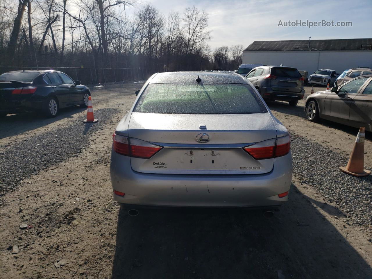 2014 Lexus Es 350 Silver vin: JTHBK1GG1E2105653