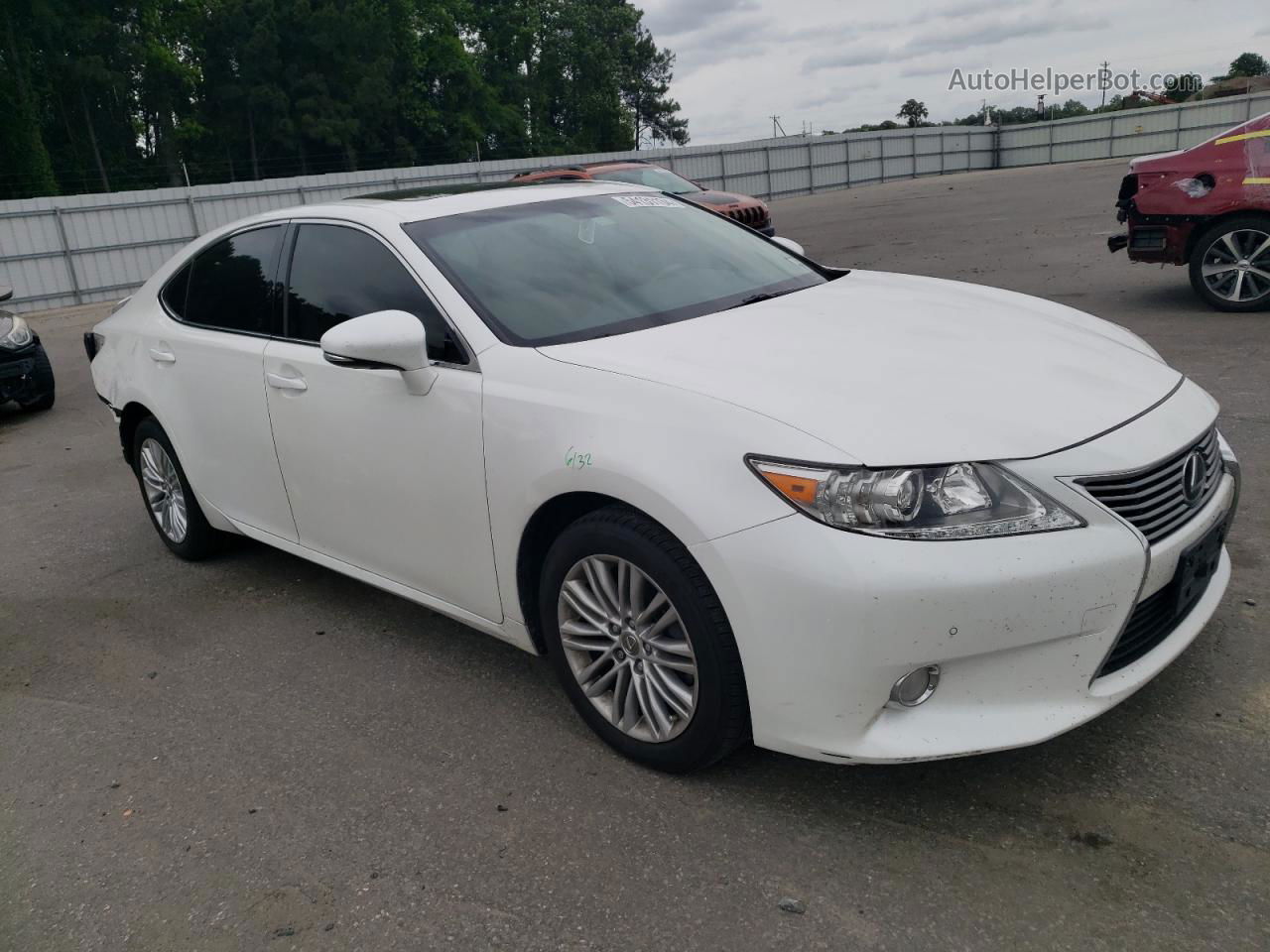 2014 Lexus Es 350 White vin: JTHBK1GG1E2138538