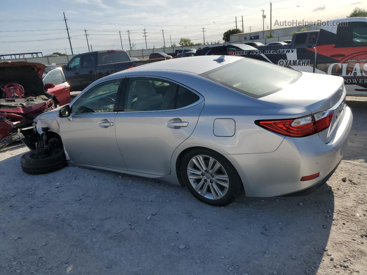 2014 Lexus Es 350 Silver vin: JTHBK1GG1E2148504