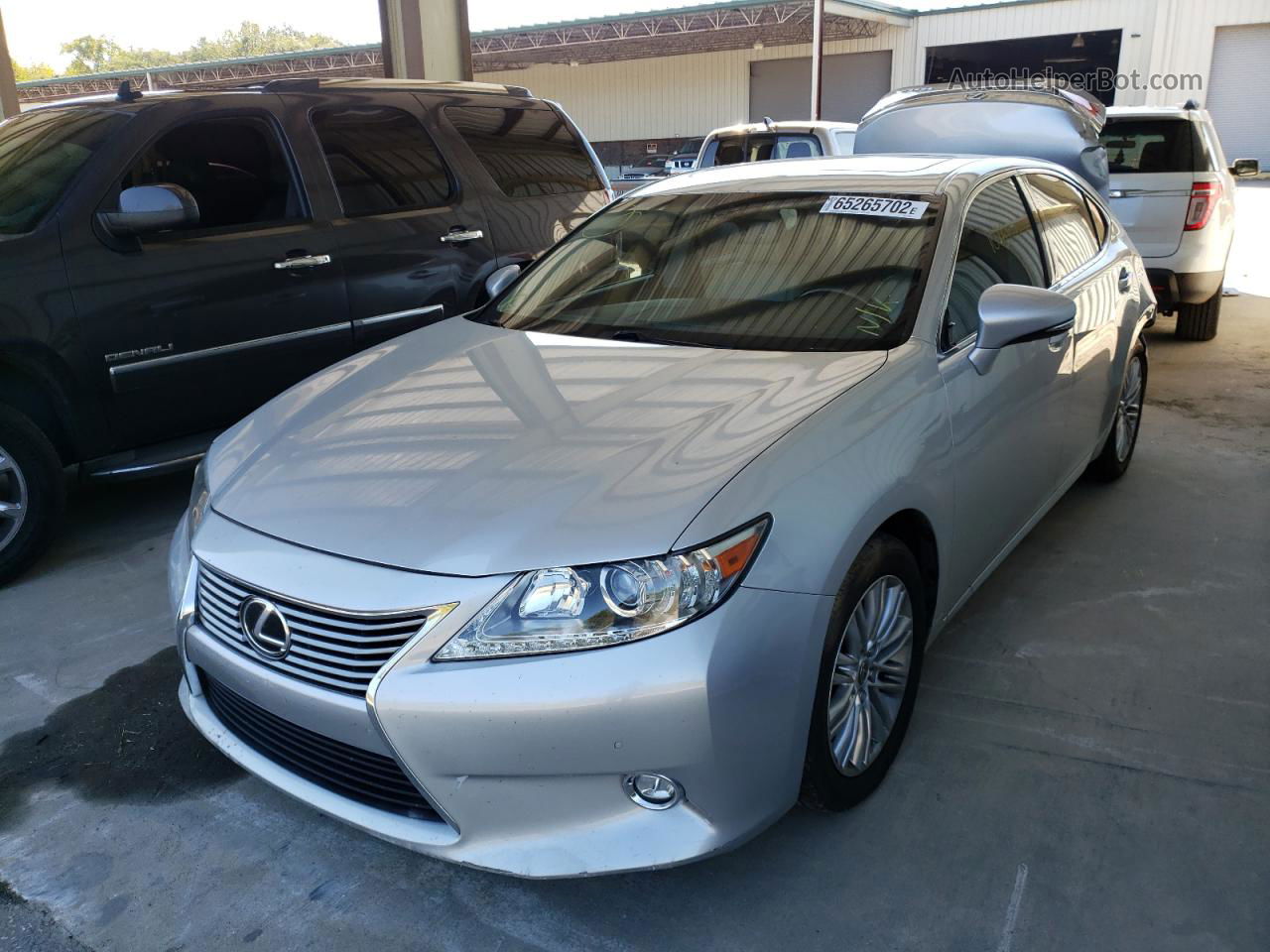 2014 Lexus Es 350 Silver vin: JTHBK1GG1E2149930