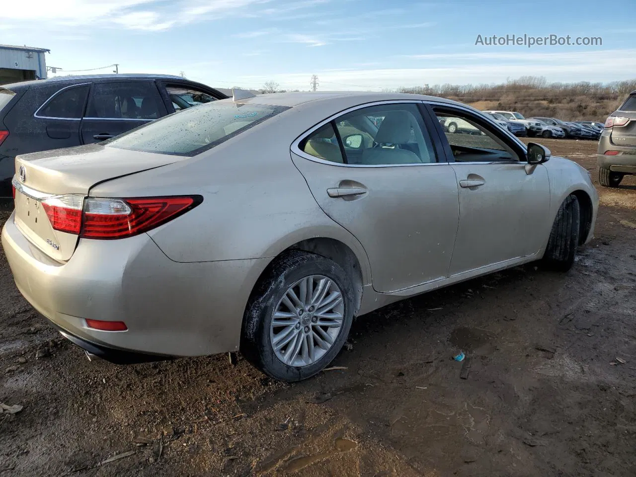 2015 Lexus Es 350 Желто-коричневый vin: JTHBK1GG1F2157687