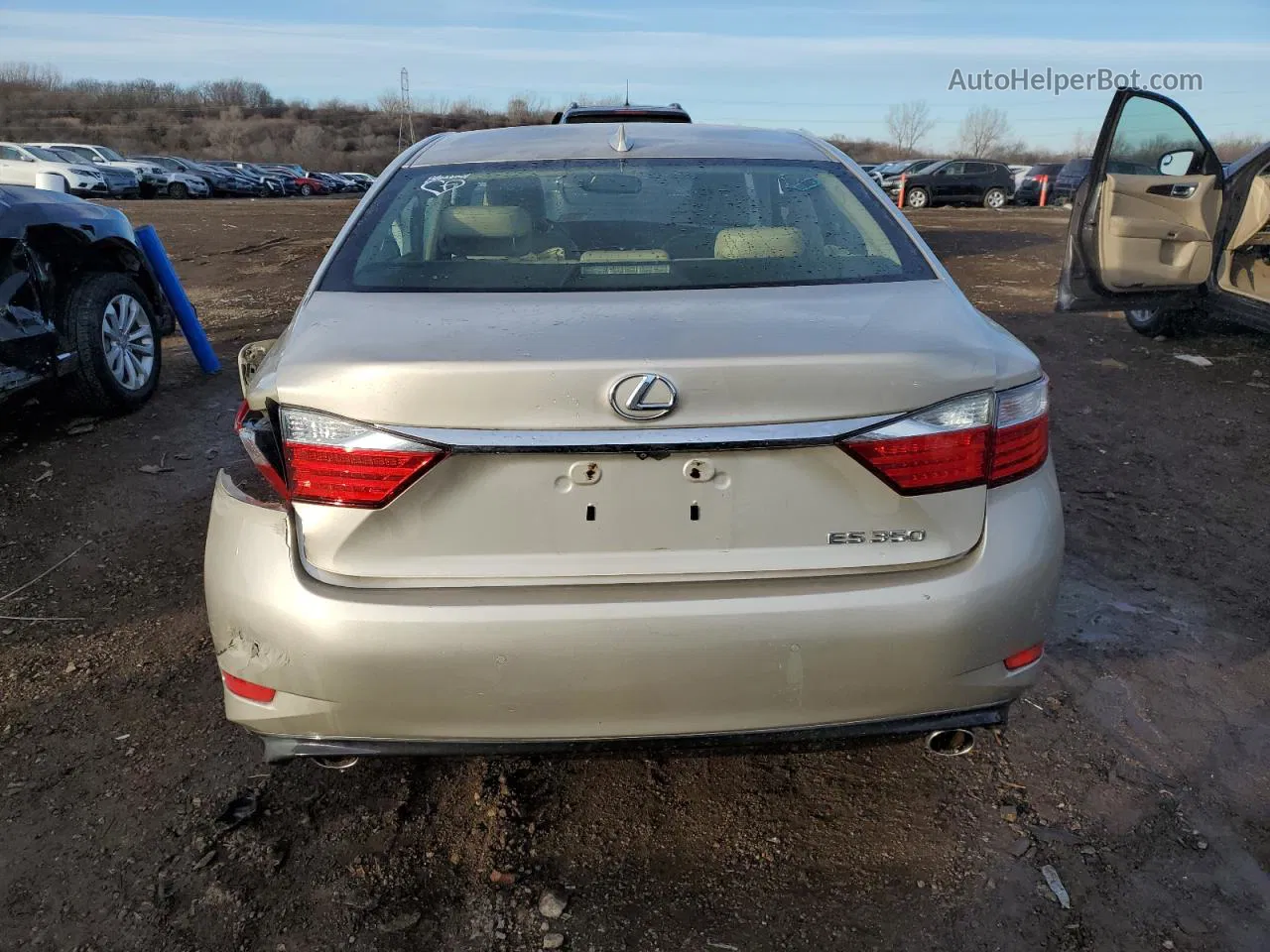 2015 Lexus Es 350 Желто-коричневый vin: JTHBK1GG1F2157687