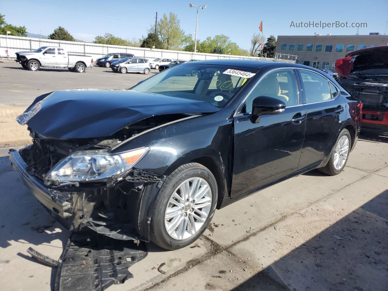 2015 Lexus Es 350 Черный vin: JTHBK1GG1F2157883