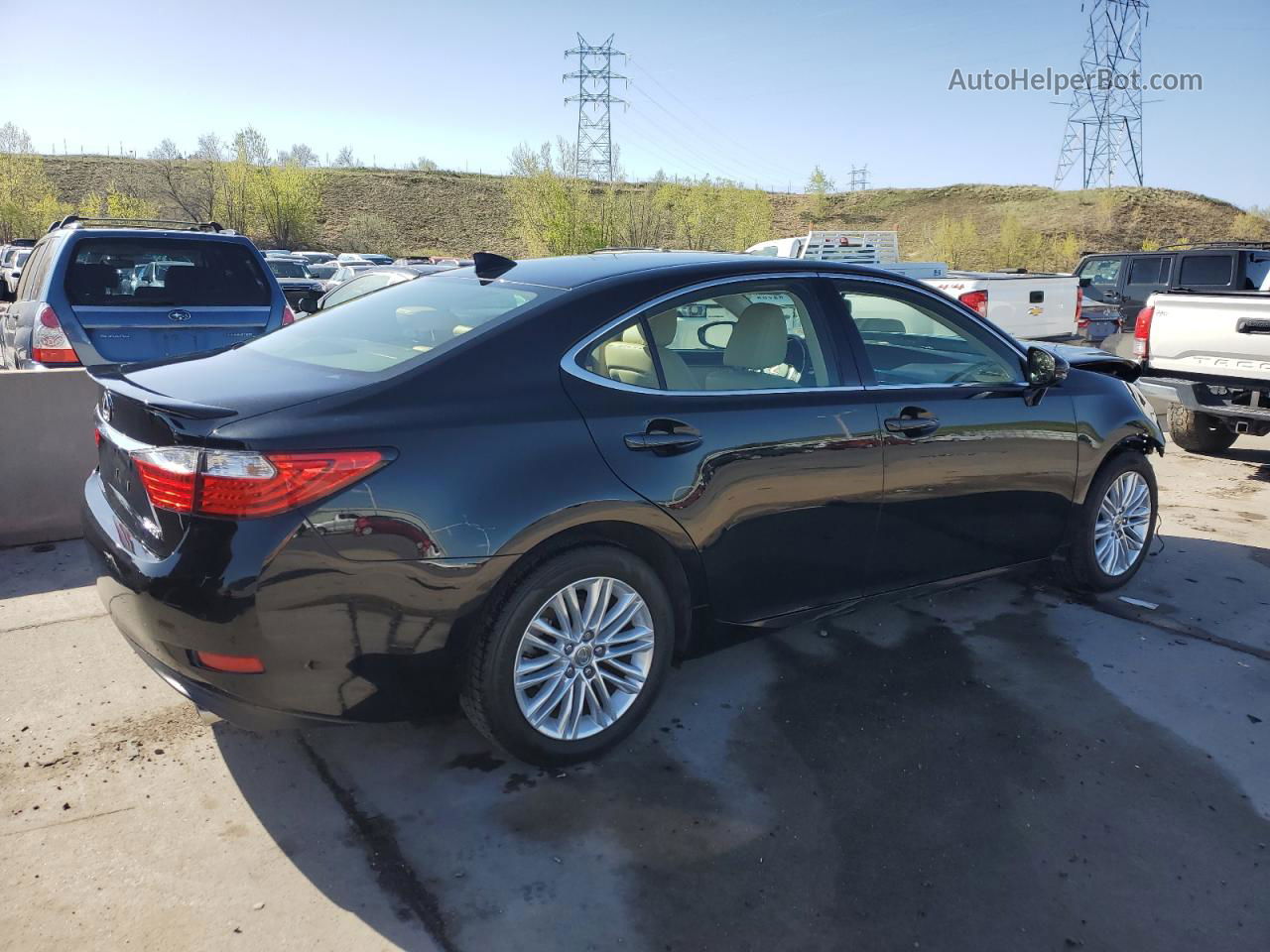 2015 Lexus Es 350 Черный vin: JTHBK1GG1F2157883