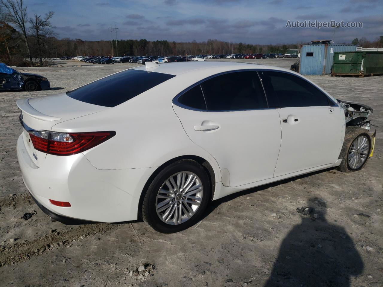 2015 Lexus Es 350 Белый vin: JTHBK1GG1F2164753