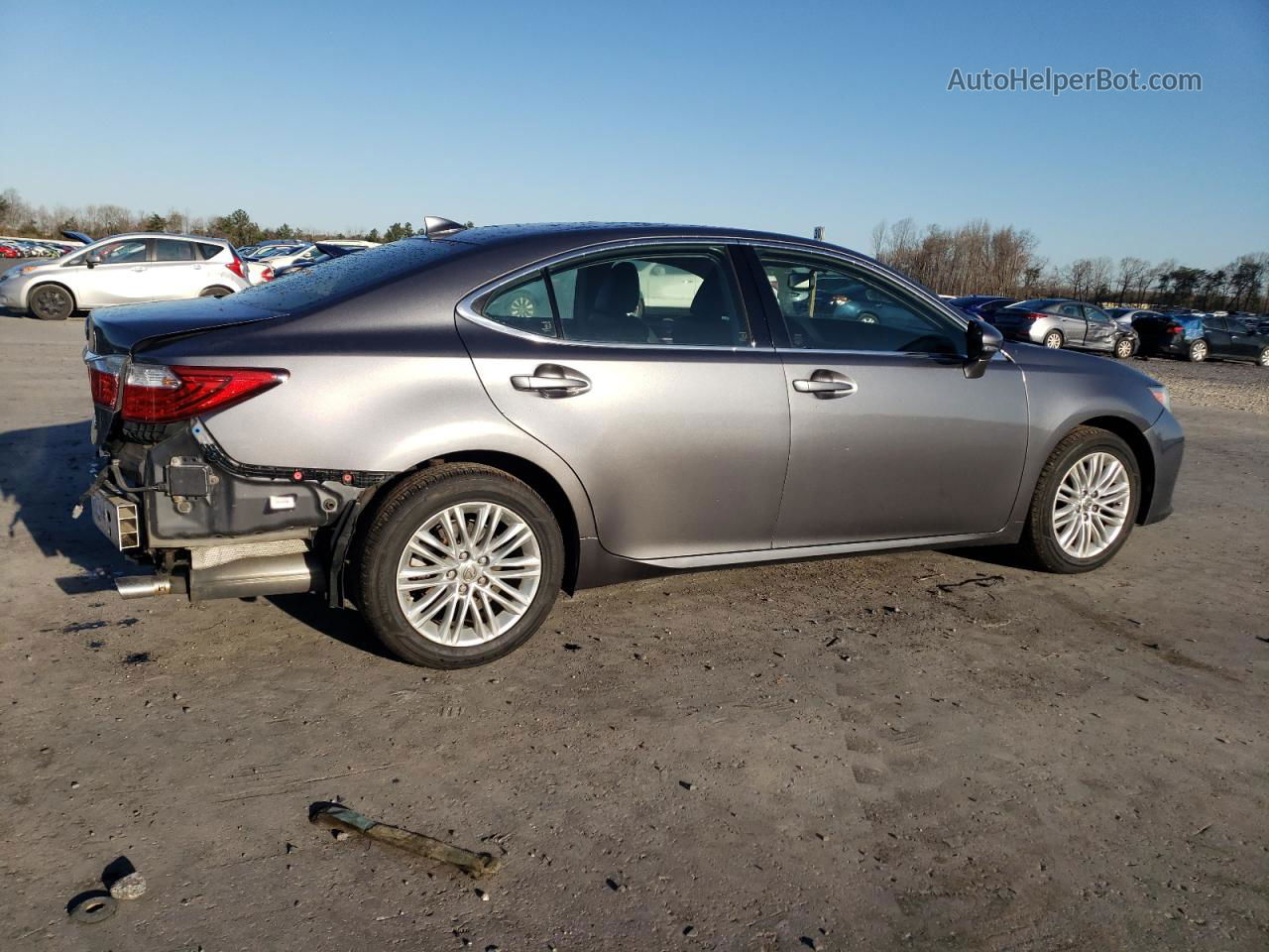 2015 Lexus Es 350 Gray vin: JTHBK1GG1F2165742