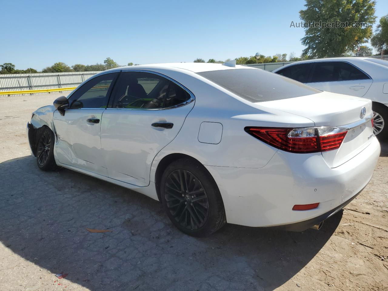 2015 Lexus Es 350 White vin: JTHBK1GG1F2166020