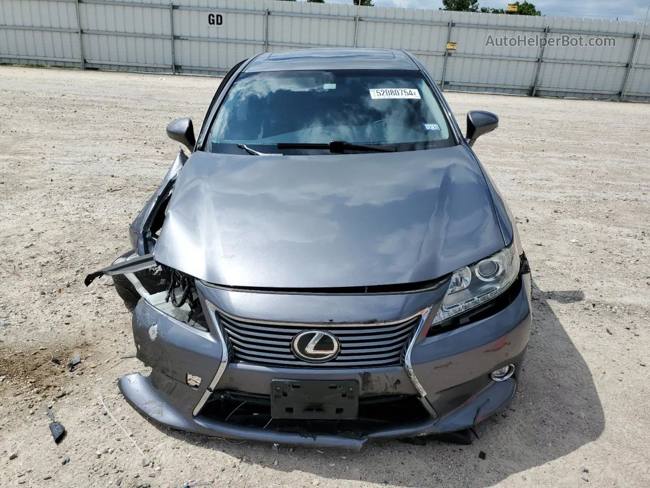 2015 Lexus Es 350 Gray vin: JTHBK1GG1F2167443