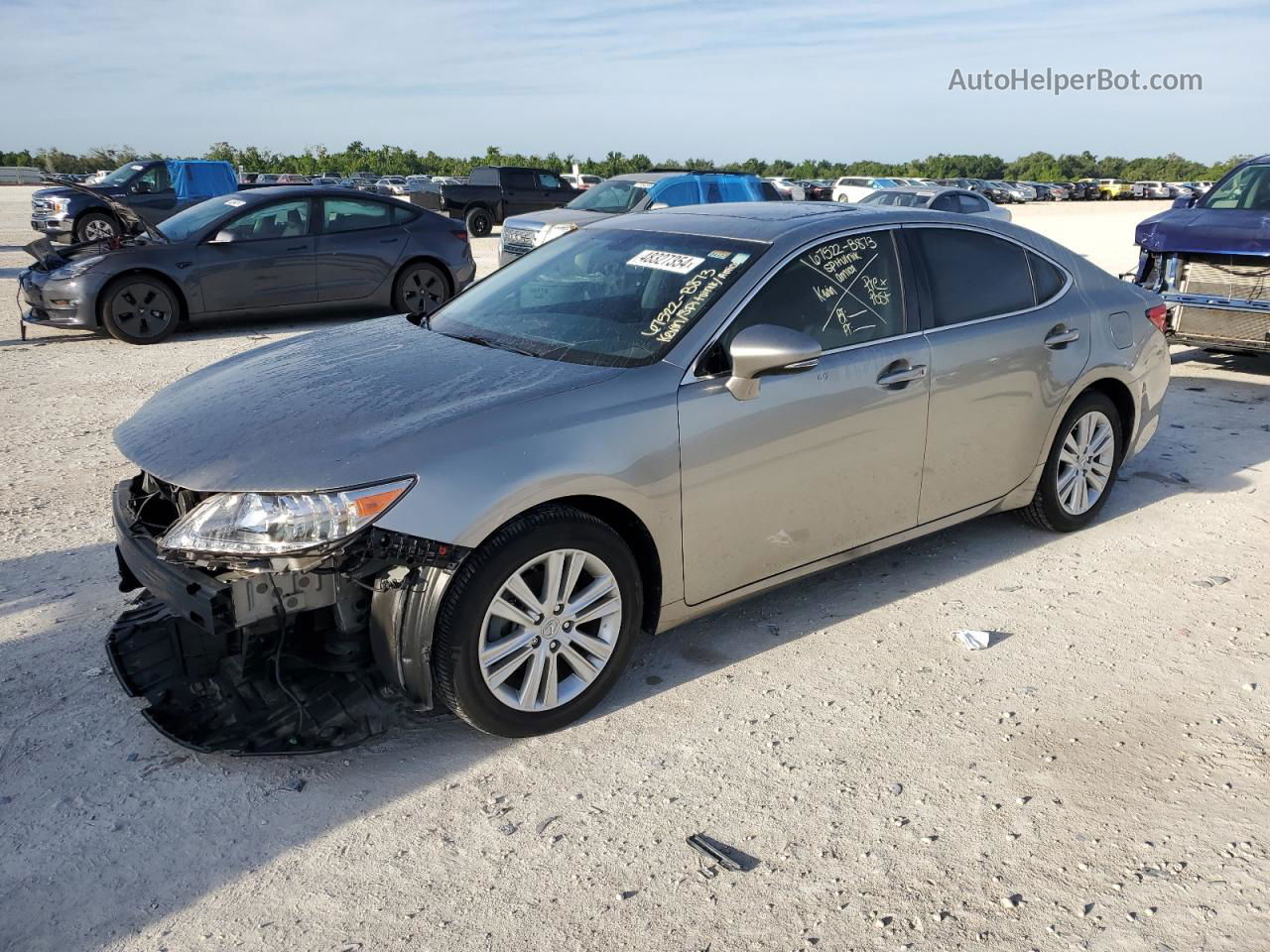 2015 Lexus Es 350 Gray vin: JTHBK1GG1F2176160