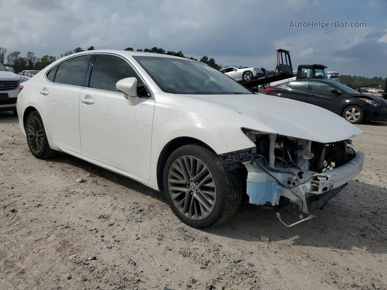 2015 Lexus Es 350 White vin: JTHBK1GG1F2180841