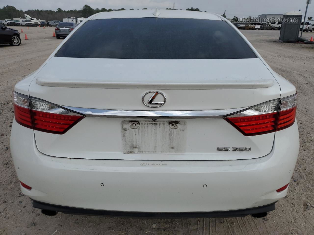 2015 Lexus Es 350 White vin: JTHBK1GG1F2180841