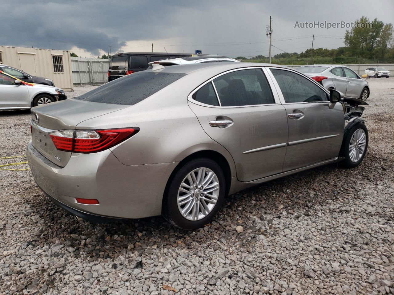 2015 Lexus Es 350 Silver vin: JTHBK1GG1F2205222