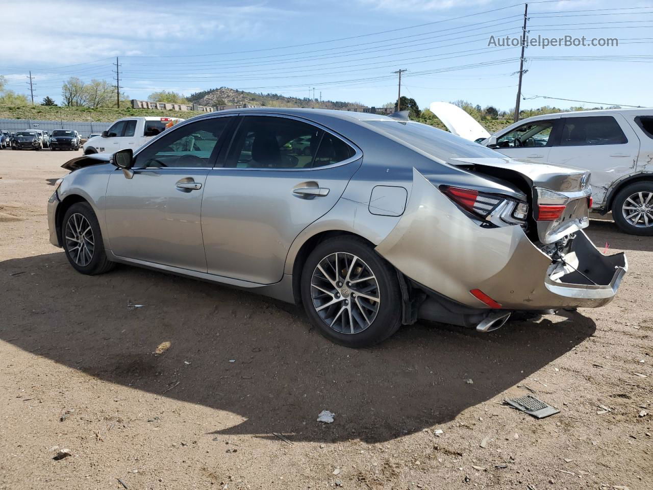 2016 Lexus Es 350 Gray vin: JTHBK1GG1G2213760