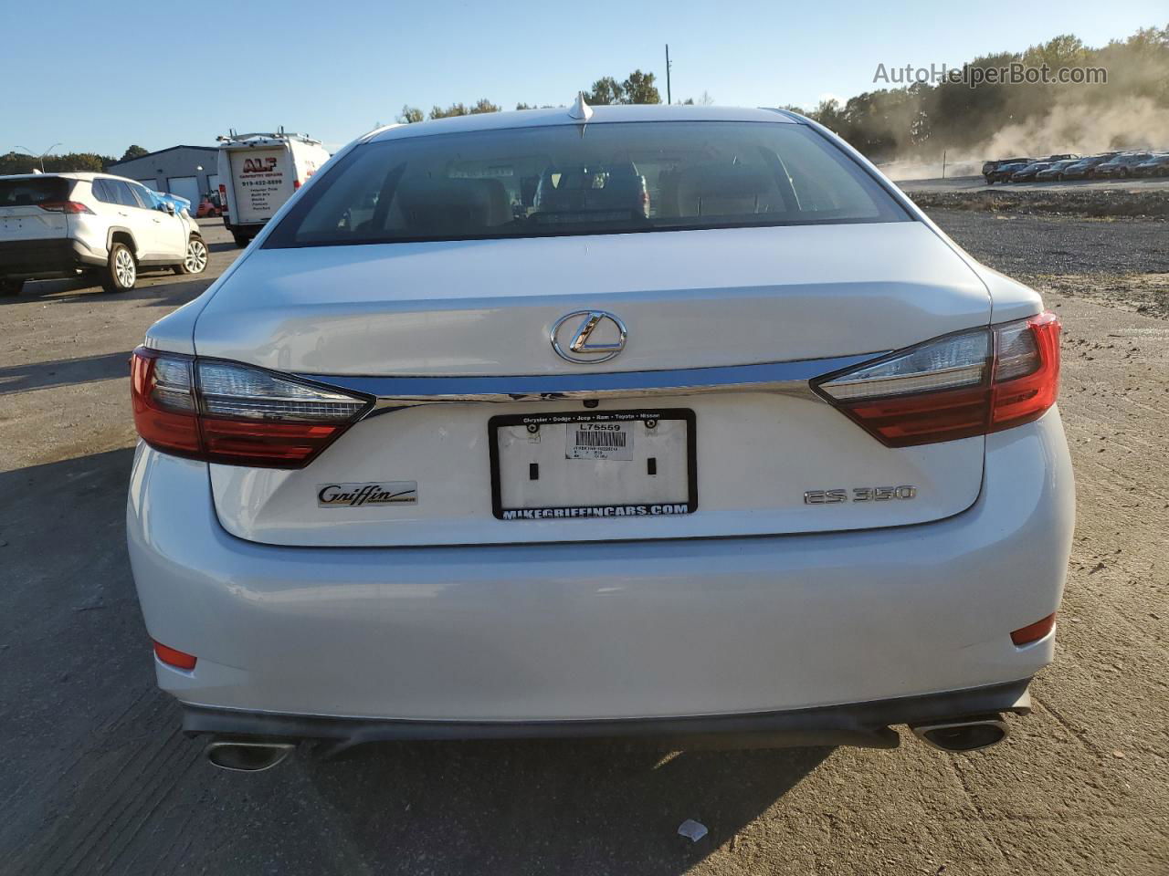 2016 Lexus Es 350 White vin: JTHBK1GG1G2226010